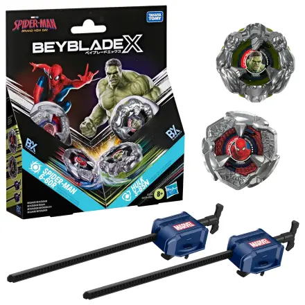 Beyblade X Spider-Man 6-60R & Hulk 3-85N termékfotó
