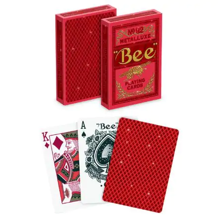 Bicycle Bee Metalluxe Red Póker Kártyapakli termékfotó