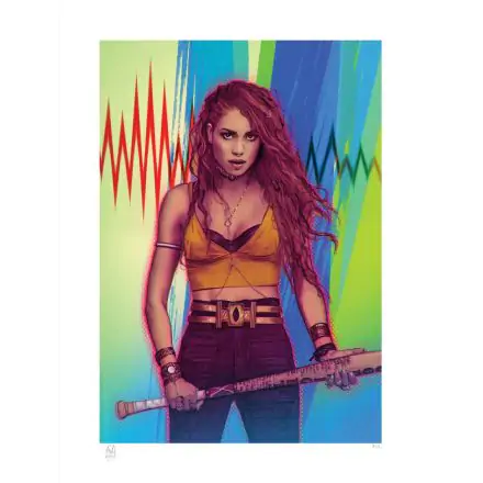 Birds of Prey Art Print Black Canary 46 x 61 cm - keretezetlen vászonkép termékfotó