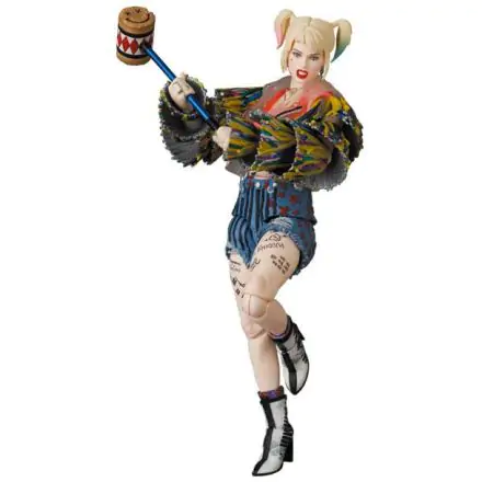 Birds Of Prey MAF EX Harley Quinn Caution Tape Jacket Ver. akciófigura 16 cm termékfotó