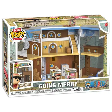 Bitty Boxes figura One Piece Going Merry figura tartó termékfotó