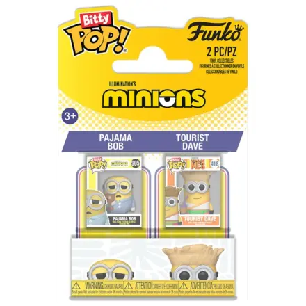 Bitty Funko POP 2db-os figura csomag Minions Bob & Dave termékfotó
