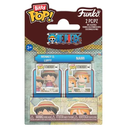 Bitty Funko POP 2db-os figura csomag One Piece Luffy & Nami termékfotó
