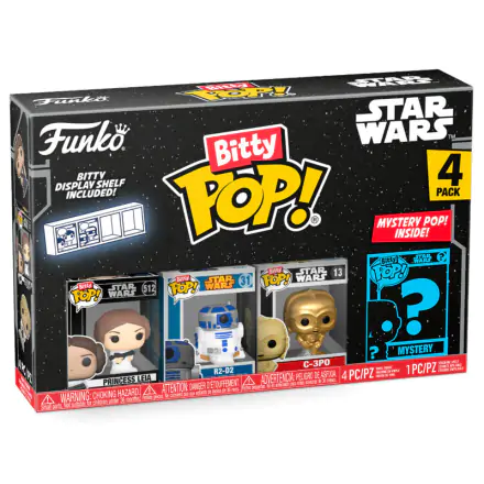 Funko Bitty POP 4 db-os figura csomag Sar Wars Leia termékfotója