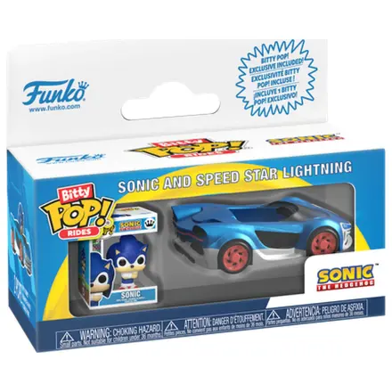 Bitty Funko POP figura Ride Sonic The Hedgehog Sonic and Speed Star w/Sonic Lightning termékfotó