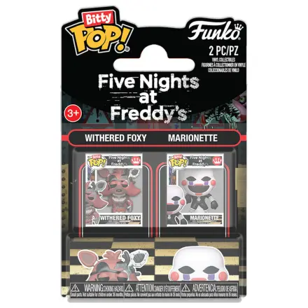 Bitty Funko POP Five Nights at Freddys 2db-os figura csomag - Withered Foxy & Marionette termékfotó