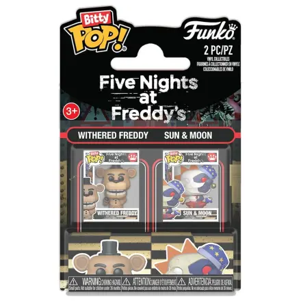 Bitty Funko POP Five Nights at Freddys 2db-os figura csomag Withered Freddy - Sun & Moon termékfotó