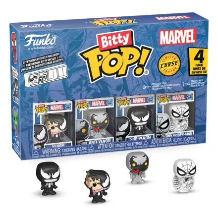 Bitty Funko POP Marvel Spider-Man  Vinyl figura 4 db-os csomag Venom termékfotó