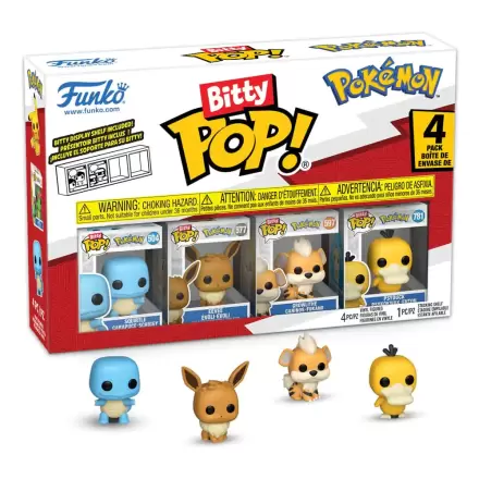 Bitty Funko POP Pokemon  Vinyl figura 4 db-os csomag Squirtle termékfotó