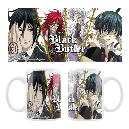 Black Butler Ceramic Mug Sebastian, Grell, Ash, Ciel termékfotója