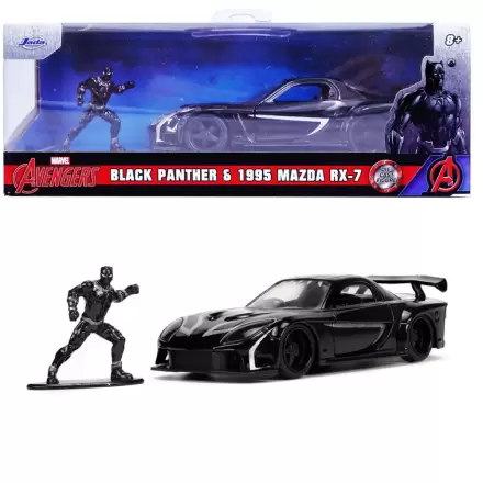 Black Panther Diecast Model 1/32 Mazda RX-7 termékfotó