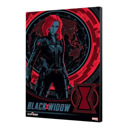 Black Widow Movie Wooden Wall Art BW Blackops 34 x 50 cm termékfotó
