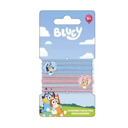 Bluey 8 db-os scrunchie hajgumi csomag termékfotó