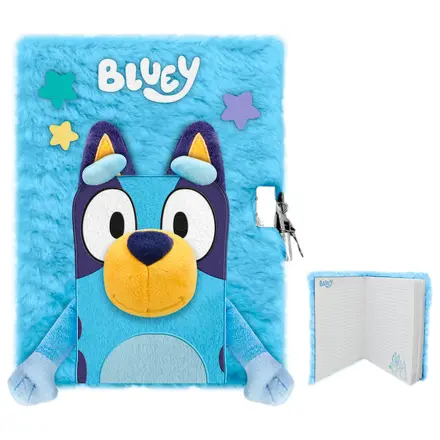 Bluey A5 plüss jegyzetfüzet termékfotó