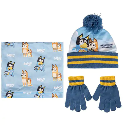 Bluey gyerek téli sapka és csősál csomag kesztyű termékfotó
