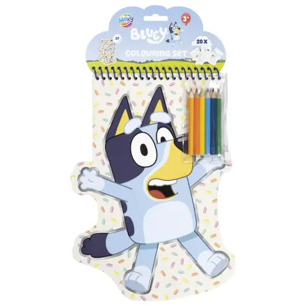 Bluey Happy forma színező szett matricával és színes ceruzával termékfotó