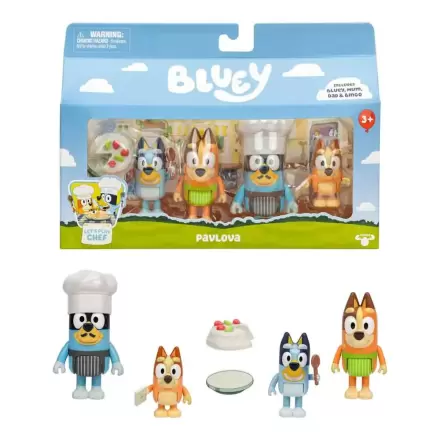 Bluey Lets Play Chef 4 db-os figura csomag termékfotó