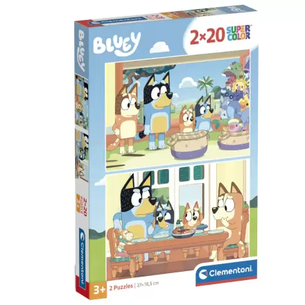 Bluey puzzle 2x20db-os termékfotója