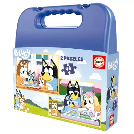 Bluey puzzle 2x48db-os termékfotó