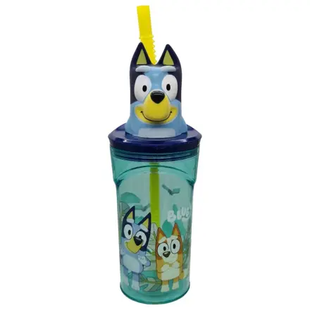 Bluey Splash 3D műanyag szívószálas pohár 360 ml termékfotó