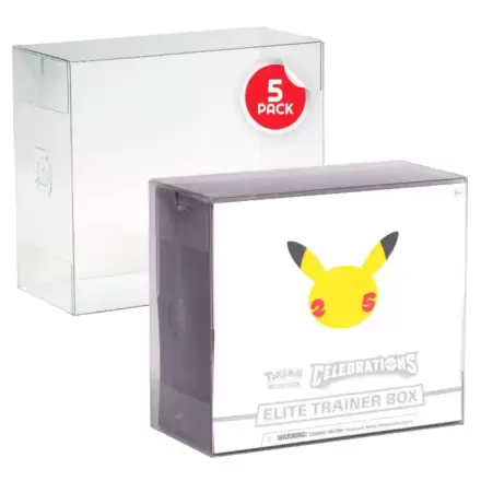 Booster Boxes / Elite Trainer Boxes Ver. 2 5 db-os PET protector védőtok csomag termékfotó
