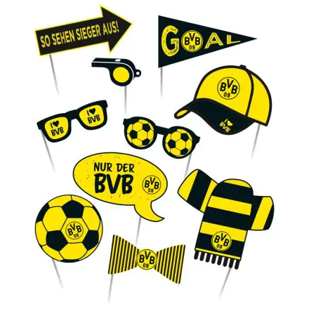 Borussia Dortmund fotókellék 10 db-os szett termékfotó