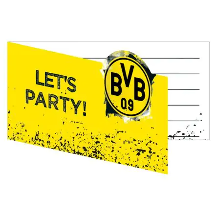 Borussia Dortmund party meghívó 8 db-os termékfotó