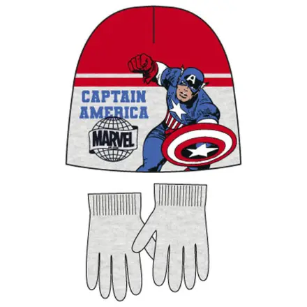 Bosszúállók Captain America gyerek sapka + kesztyű szett 52 cm termékfotó