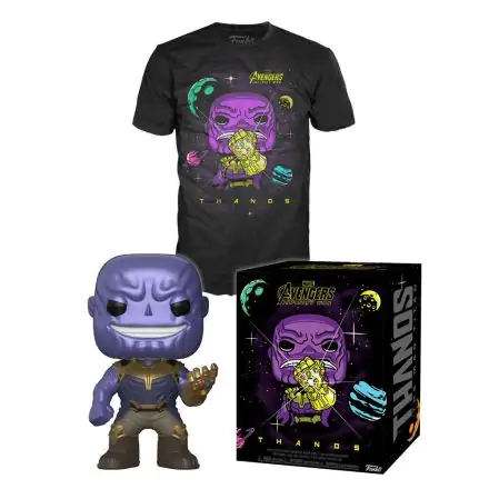 Bosszúállók Infinity War POP! & Tee Box Thanos figura és póló csomag termékfotó