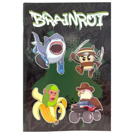 Brainrot Bananini B/5 vonalas füzet 40 lapos termékfotó