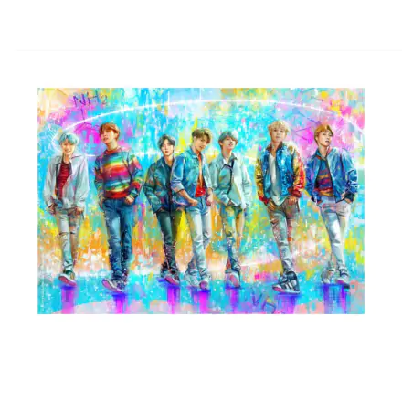 BTS Fine Art Print DNA 46 x 61 cm - keretezetlen vászonkép termékfotó