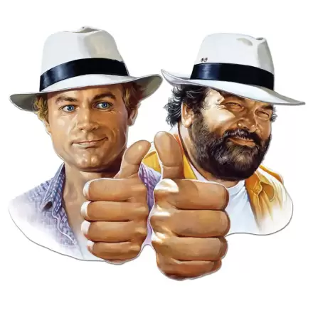 Bud Spencer & Terence Hill Hill + Spencer 3D fémtábla 45 x 45 cm termékfotója