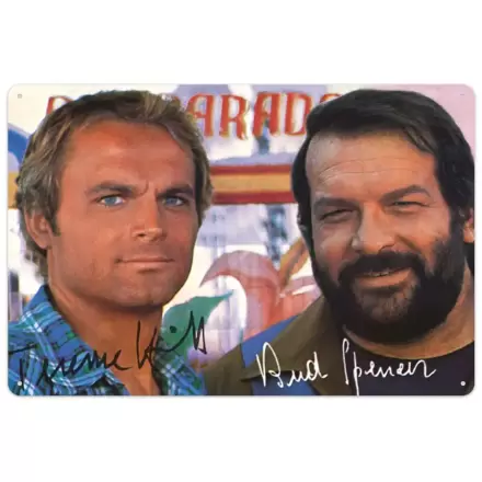 Bud Spencer & Terence Hill Autogramm fémtábla 20 x 30 cm termékfotója