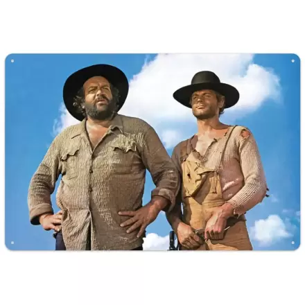 Bud Spencer & Terence Hill Blue Sky fémtábla 20 x 30 cm termékfotója