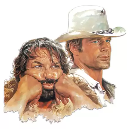 Bud Spencer & Terence Hill Bud & Terence 3D fémtábla 45 x 45 cm termékfotója