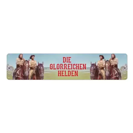 Bud Spencer & Terence Hill Die glorreichen Helden fémtábla 46 x 10 cm termékfotó