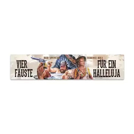 Bud Spencer & Terence Hill Vier Fäuste für ein Halleluja mágneses fémtábla 16 x 3,5 cm termékfotó