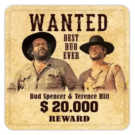 Bud Spencer & Terence Hill Wanted poháralátét 10 x 10 cm termékfotó