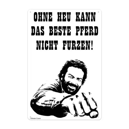 Bud Spencer Pferd Faust fémtábla 20 x 30 cm termékfotó
