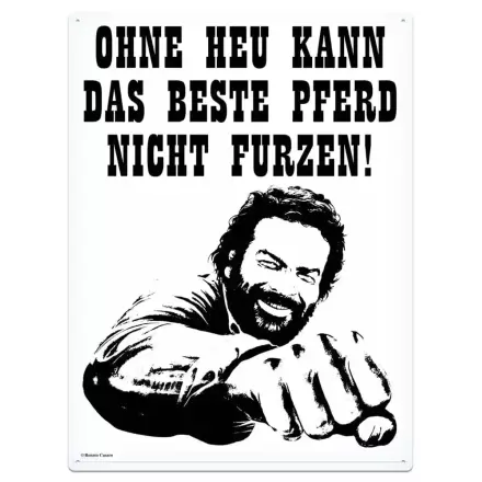 Bud Spencer Pferd Faust fémtábla 30 x 40 cm termékfotó