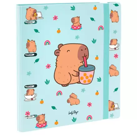 Capibara Blubble Tea gyűrűs karton irattartó mappa termékfotó