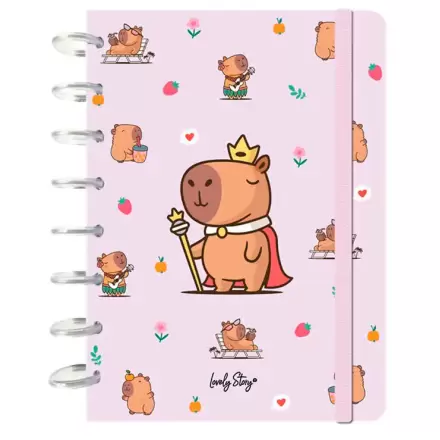 Capibara Majesty A5 jegyzetfüzet termékfotó