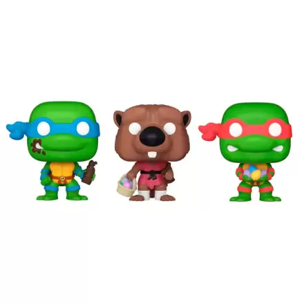 Carrot Pocket Funko POP Ninja Turtles Splinter Leonardo Raphael 3db-os figura csomag termékfotója