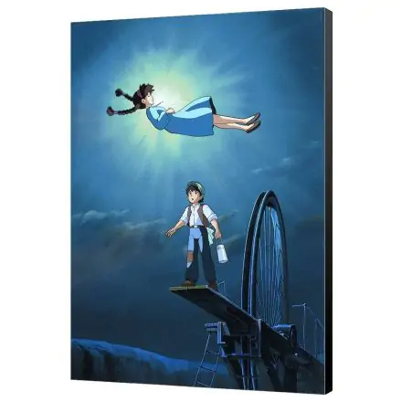 Castle in the Sky Wooden Wall Art Characters 35 x 50 cm termékfotó