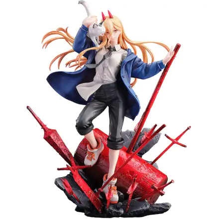 Chainsaw Man 1/7 Power & Meowy szobor figura 28 cm termékfotója