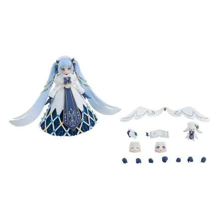 Character Vocal Series 01: Hatsune Miku Figma Snow Miku: Glowing Snow Ver. akciófigura 14 cm termékfotó