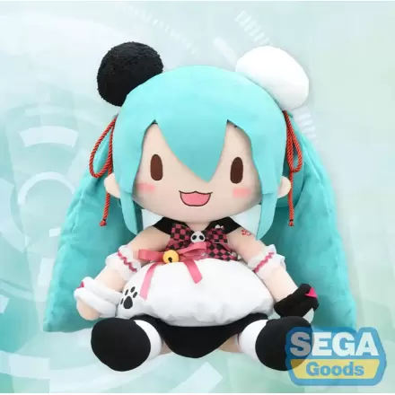 Character Vocal Series 01: Hatsune Miku Fuwa Petit Hatsune Miku Panda Bun LL plüss figura 40 cm termékfotó