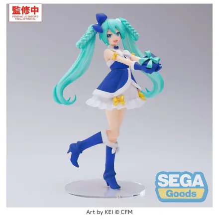 Character Vocal Series 01: Hatsune Miku High Hatsune Miku Sapphire Christmas Ver. PVC figura 21 cm termékfotó