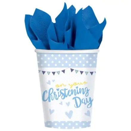 Christening, Keresztelő papír pohár 8 db-os 266 ml termékfotó