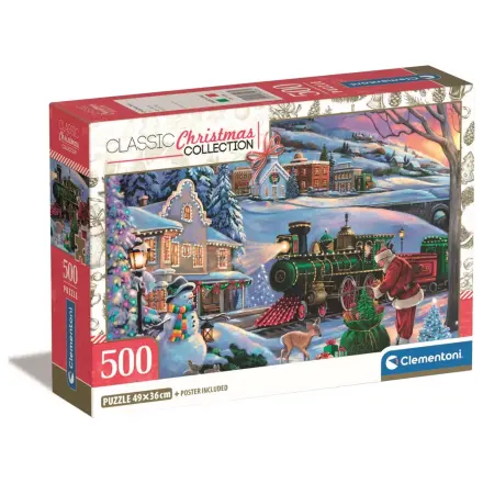 Christmas Train 500 db-os Compact puzzle  termékfotó